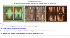 Desktop Screenshot of bestbackgammon.com